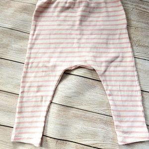 Toddler Harem Ribbed Cotton Pants